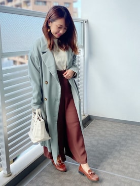 「clear（クリア）のアイテム（アクセサリー）」を使った、memeさん（レディース・158cm）の冬コーディネート