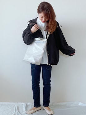 「マウンテンパーカ」｜memeさん（レディース・158cm）の春コーディネート