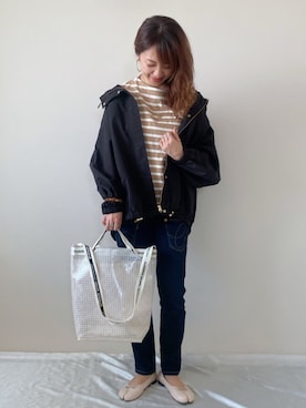「マウンテンパーカ」｜memeさん（レディース・158cm）の春コーディネート