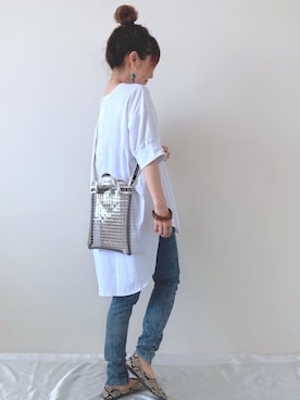 「StyleSea（スタイルシー）のアイテム（アクセサリー）」を使った、memeさん（レディース・158cm）の春コーディネート