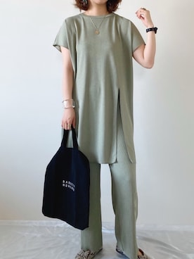 「StyleSea（スタイルシー）のアイテム（アクセサリー）」を使った、memeさん（レディース・158cm）の夏コーディネート