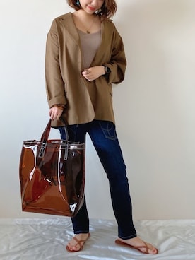 「StyleSea（スタイルシー）のアイテム（アクセサリー）」を使った、memeさん（レディース・158cm）の夏コーディネート