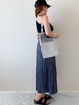 「Sinfu（シンフ）のアイテム」を使った、memeさん（レディース・158cm）の夏コーディネート