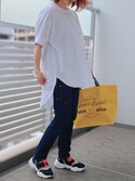 Family バックヘンリーネック無地半袖ロング丈チュニック バックヘンリーチュニック バックヘンリーネックチュニック Cl5004 Classical Elf