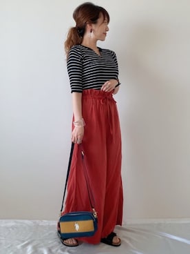 「CLEA（クレア）のアイテム」を使った、memeさん（レディース・158cm）の夏コーディネート