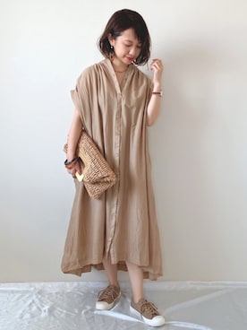 memeさん（レディース・158cm）の夏コーディネート