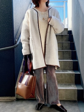 memeさん（レディース・158cm）の冬コーディネート