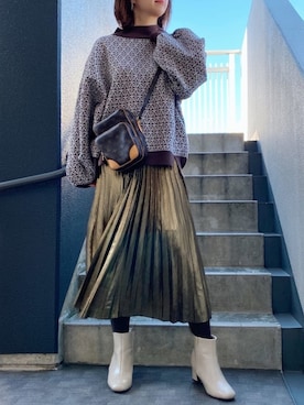 「HARIO Lampwork Factory（ハリオランプワークファクトリー）のアイテム」を使った、memeさん（レディース・158cm）の冬コーディネート