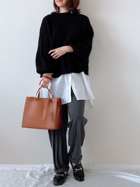 「osharewalker」｜「アイテム（アクセサリー）」を使った、memeさん（レディース・158cm）の冬コーディネート