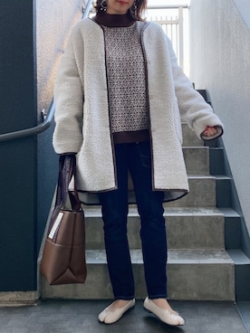 memeさん(レディース・158cm)の冬コーディネート