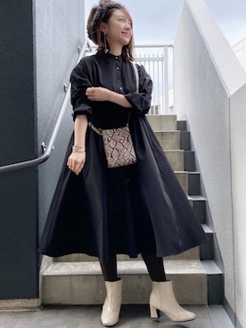 memeさん（レディース・158cm）の冬コーディネート