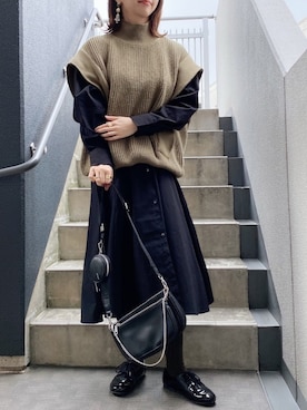 memeさん（レディース・158cm）の冬コーディネート