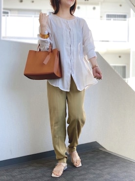 「RECTANGLE」｜memeさん（レディース・158cm）の春コーディネート