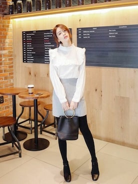 「SeoulLife」｜ソウルライフさん（レディース・162cm）の冬コーディネート