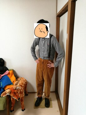「ボヘミアンズ」｜「アイテム（その他シューズ）」を使った、きくまささん（メンズ・165cm）の春コーディネート