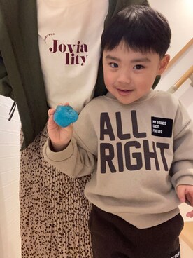 「dear.fulのアイテム（Tシャツ/カットソー、ホワイト系）」を使った、リーさん（レディース・157cm）の春コーディネート