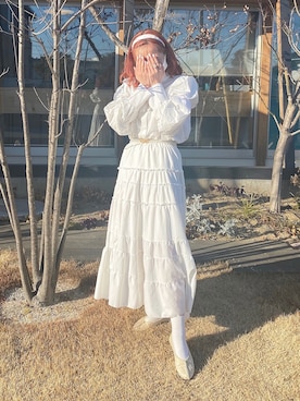 「アイテム（リング）」を使った、𝐢𝐭𝐨𝐚𝐬𝐮さん（レディース・160cm・20代）の冬コーディネート