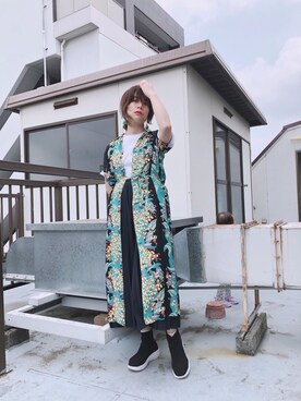 Sun Surf Beams Boy ハワイアン シャツワンピースを使った人気ファッションコーディネート Wear