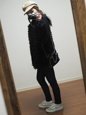 Yukiさん(レディース・157cm)の冬コーディネート