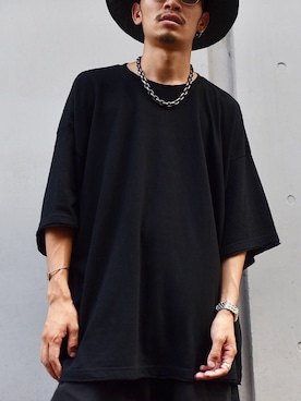 「RIN（リン）のアイテム（トップス）」を使った、92.26さん（メンズ・180cm）の夏コーディネート