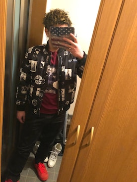 「MA-1」｜「アイテム（スタジャン）」を使った、ko-he-さん（メンズ・168cm）の春コーディネート