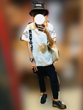 「RNA」｜「アイテム（その他シューズ）」を使った、ぴよひこさん（レディース・160cm）の夏コーディネート