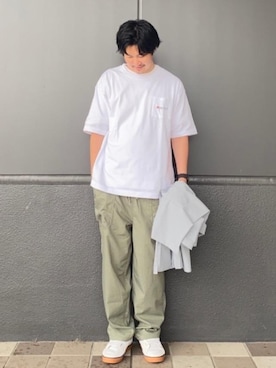 「涼しくて軽い「涼・軽パンツ」」｜w4v47fvさん（メンズ・175cm）の夏コーディネート