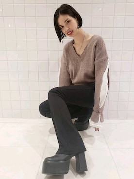 永田沙織(EMODA)さんのコーディネート