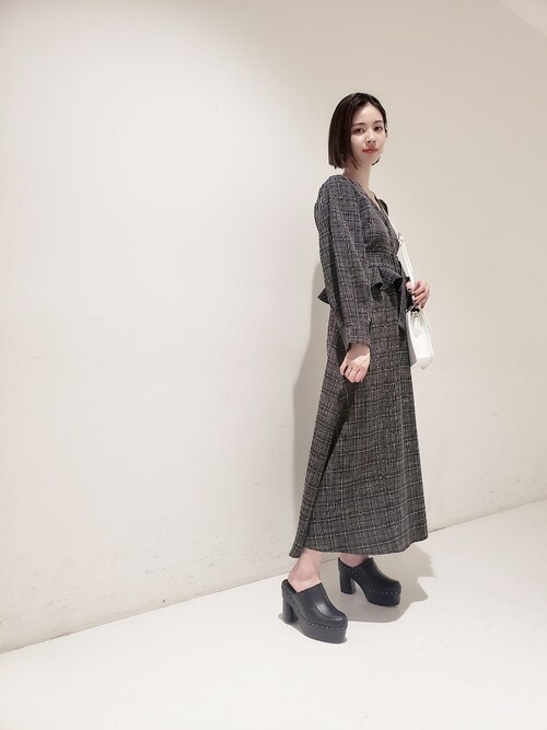 Emoda Staffsaorinagataさんのワンピースを使ったコーディネート Zozotown