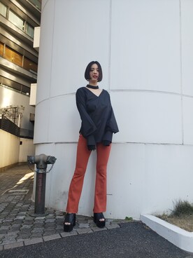 永田沙織(EMODA)さんのコーディネート