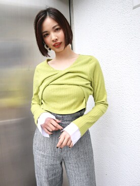 永田沙織(EMODA)さんのコーディネート