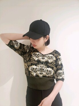 永田沙織(EMODA)さん（レディース・163cm）の春コーディネート