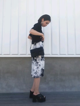 永田沙織(EMODA)さん（レディース・163cm）の春コーディネート