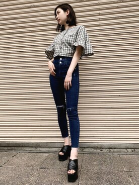 永田沙織(EMODA)さんのコーディネート