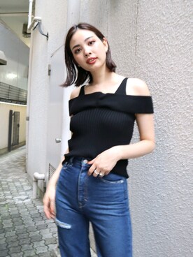 永田沙織(EMODA)さんのコーディネート