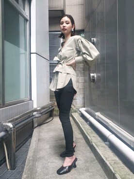 永田沙織(EMODA)さんのコーディネート