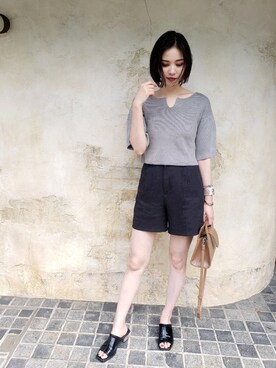 永田沙織(EMODA)さんのコーディネート