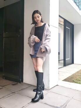 永田沙織(EMODA)さんのコーディネート