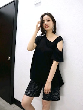 永田沙織(EMODA)さんのコーディネート