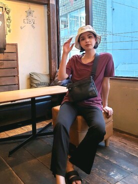 永田沙織(EMODA)さんのコーディネート