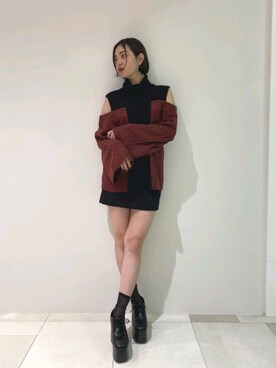 永田沙織(EMODA)さんのコーディネート