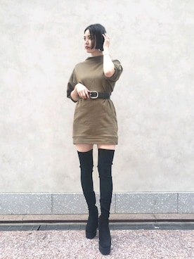 永田沙織(EMODA)さんのコーディネート