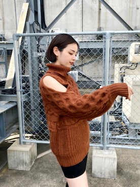 永田沙織(EMODA)さん(レディース・163cm)の秋コーディネート