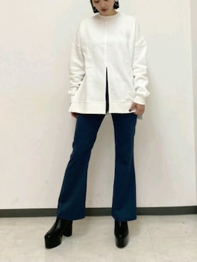 永田沙織(EMODA)さん（レディース・163cm）の冬コーディネート