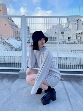 永田沙織(EMODA)さんのコーディネート