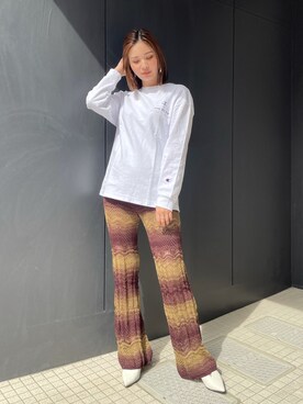 永田沙織(EMODA)さんのコーディネート