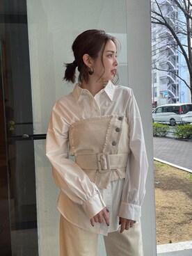 永田沙織(EMODA)さんのコーディネート