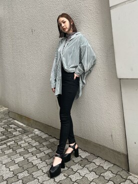 永田沙織(EMODA)さんのコーディネート