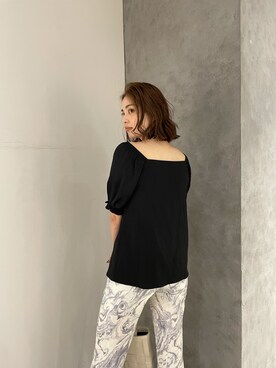 永田沙織(EMODA)さん（レディース・163cm）の春コーディネート