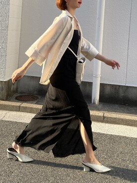 永田沙織(EMODA)さん（レディース・163cm）の春コーディネート